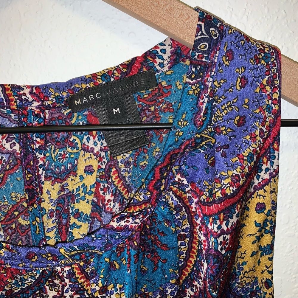 Marc Jacob’s 100% Silk Beautiful Sleeveless Top Medium - Picture 3 of 4
